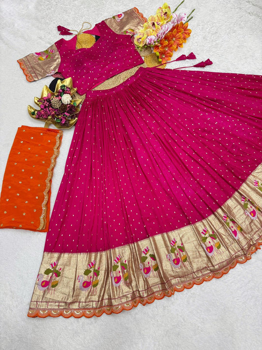 Flamingo Lehenga