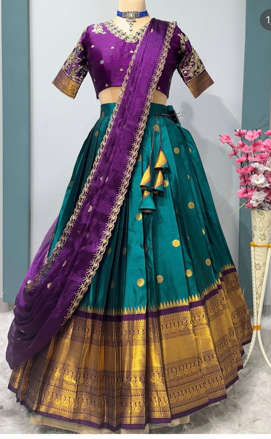 Mulberry Silk Lehenga