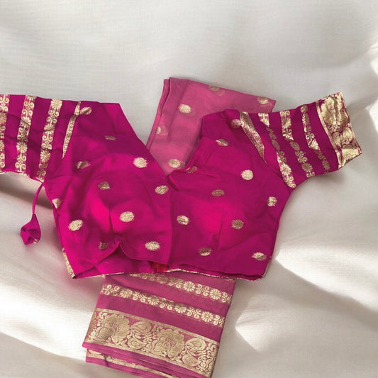 Viscose georgette saree