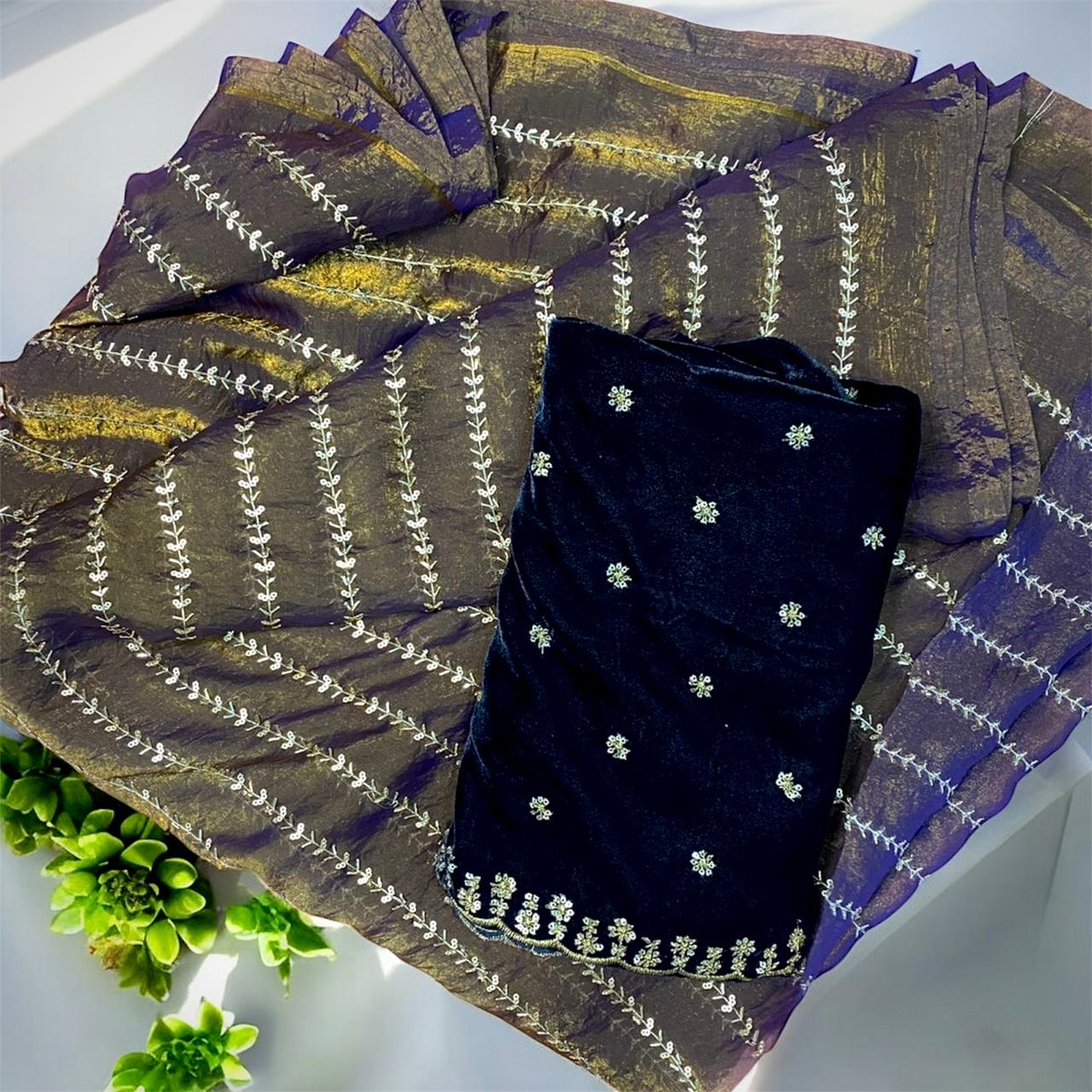 Space Silk Saree