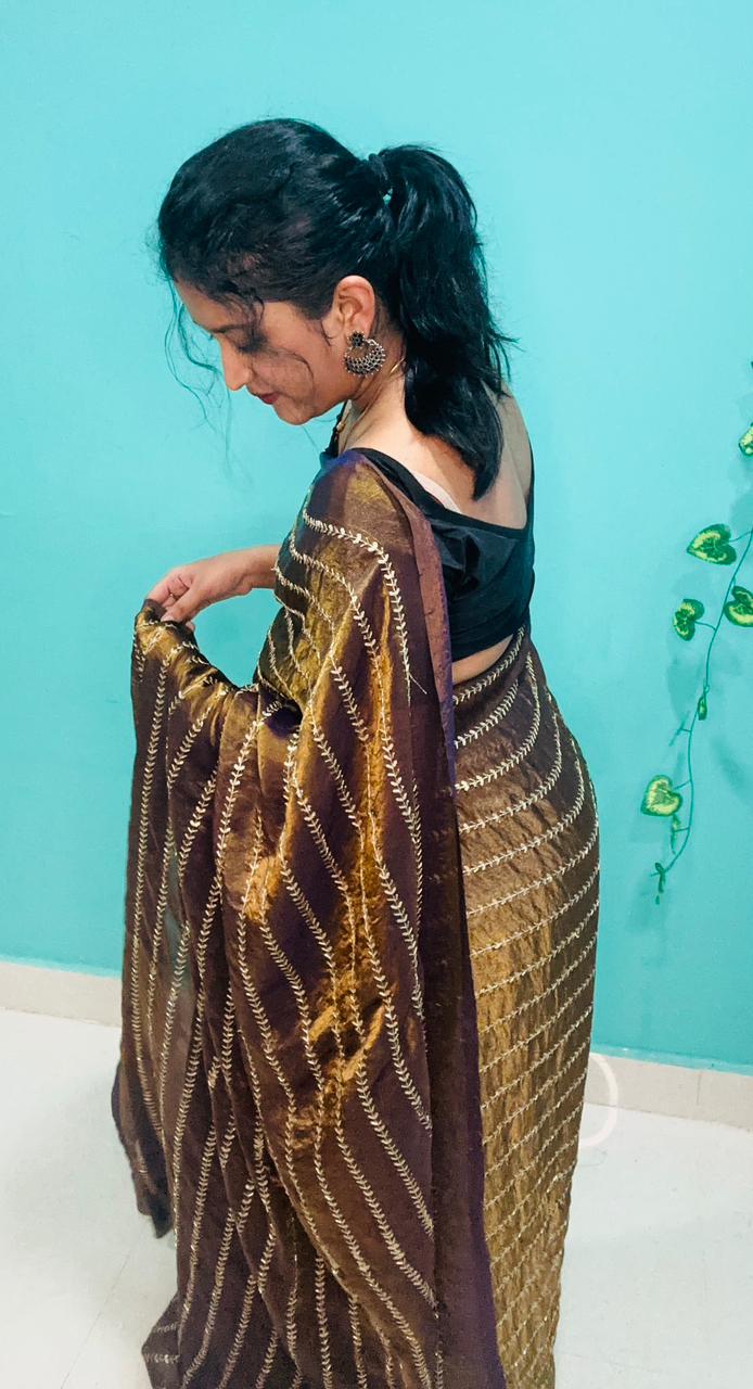 Space Silk Saree