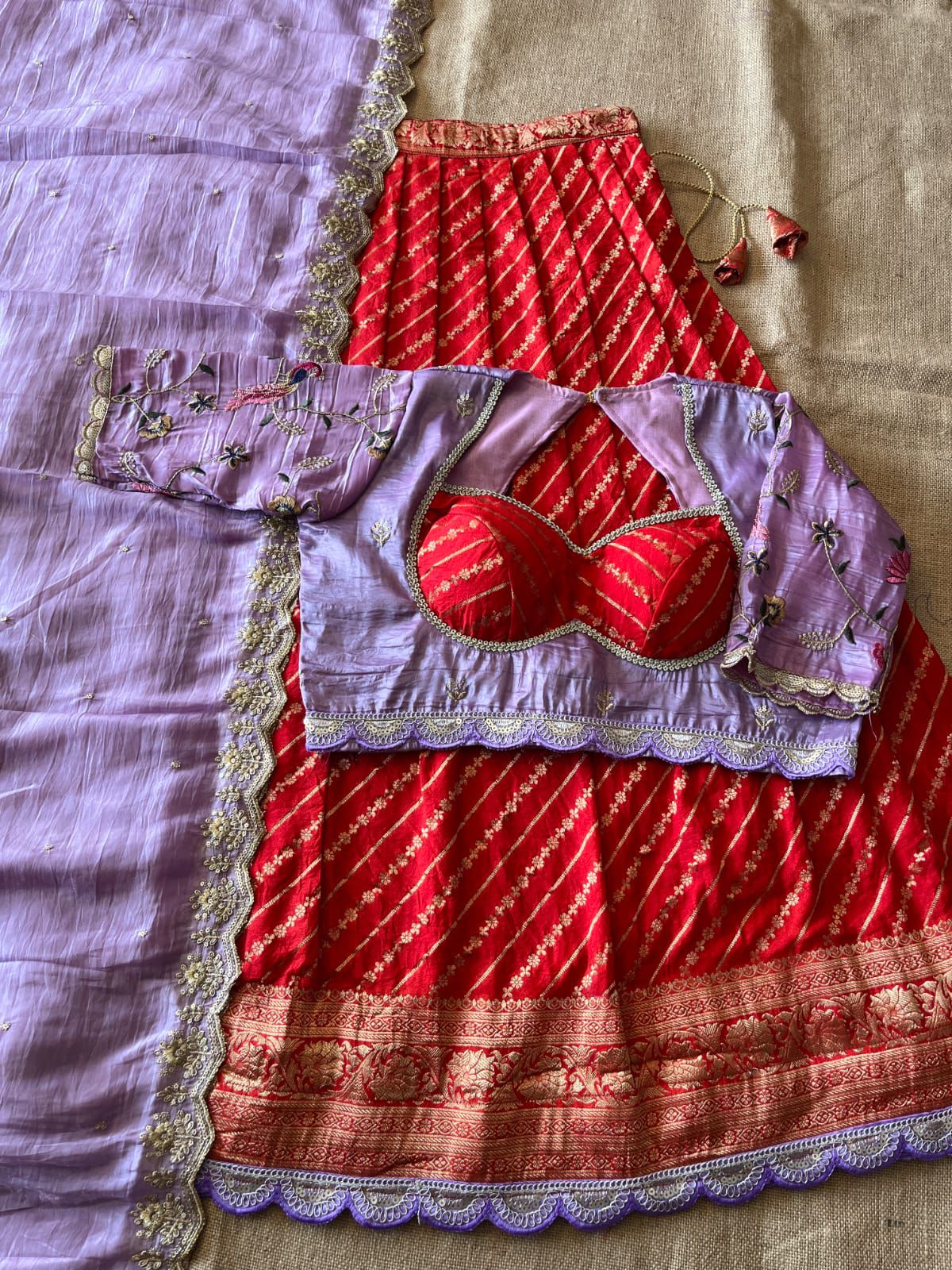Soft Khadi Lehenga